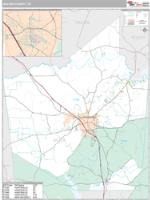 Walker County, TX Wall Map Zip Code