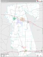 Waller County, TX Wall Map Zip Code