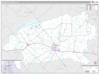 Washington County, TX Wall Map Zip Code