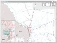 Webb County, TX Wall Map Zip Code