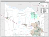 Wichita County, TX Wall Map Zip Code