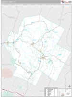 Lamoille County, VT Wall Map Zip Code