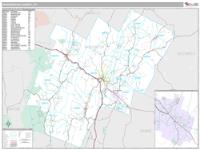 Washington County, VT Wall Map