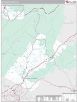 Botetourt County, VA Wall Map