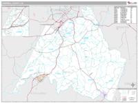 Campbell County, VA Wall Map Zip Code