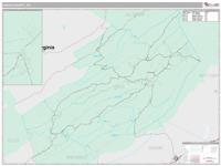 Craig County, VA Wall Map Zip Code