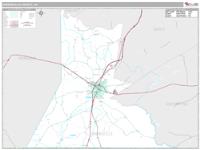 Greensville County, VA Wall Map