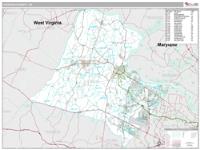 Loudoun County, VA Wall Map Zip Code