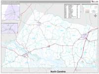 Mecklenburg County, VA Wall Map Zip Code