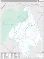 Nelson County, VA Wall Map Zip Code