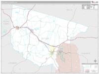 Nottoway County, VA Wall Map Zip Code