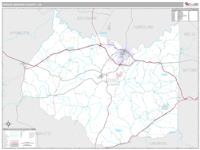 Prince Edward County, VA Wall Map Zip Code