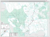 Okanogan County, WA Wall Map Zip Code