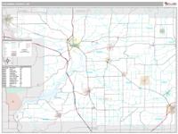 Columbia County, WI Wall Map Zip Code