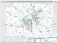 Dane County, WI Wall Map Zip Code