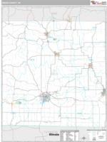 Green County, WI Wall Map Zip Code