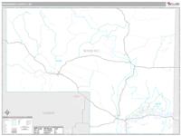 Menominee County, WI Wall Map Zip Code