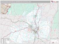 Albany-Schenectady-Troy Metro Area Wall Map