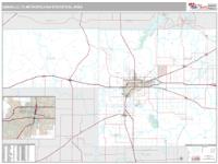 Amarillo Metro Area Wall Map