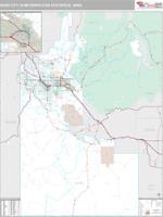 Boise City Metro Area Wall Map