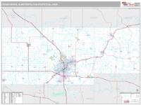 Cedar Rapids Metro Area Wall Map