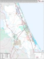 Deltona-Daytona Beach-Ormond Beach Metro Area Wall Map