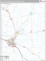 Eau Claire Metro Area Wall Map