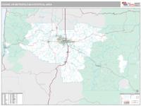 Eugene Metro Area Wall Map