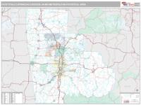 Fayetteville-Springdale-Rogers Metro Area Wall Map