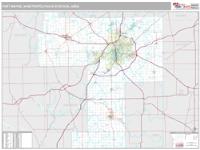 Fort Wayne Metro Area Wall Map