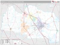 Gainesville Metro Area Wall Map