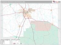 Hattiesburg Metro Area Wall Map