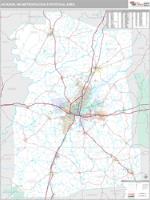 Jackson Metro Area Wall Map