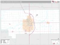 Kokomo Metro Area Wall Map