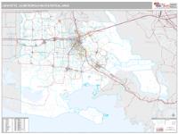 Lafayette Metro Area Wall Map