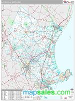 Lawrence Metro Area Wall Map