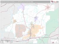 Anniston-Oxford-Jacksonville Metro Area Wall Map