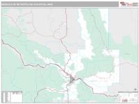 Missoula Metro Area Wall Map