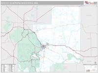 Rapid City Metro Area Wall Map