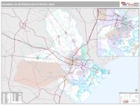 Savannah Metro Area Wall Map