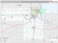 Toledo Metro Area Wall Map