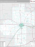 Topeka Metro Area Wall Map