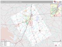 Waco Metro Area Wall Map