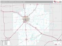 Bloomington Metro Area Wall Map