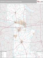 Longview Metro Area Wall Map