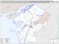 Watertown-Fort Drum Metro Area Wall Map