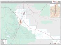 Bend-Redmond Metro Area Wall Map