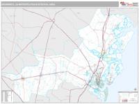 Brunswick Metro Area Wall Map