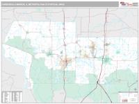 Carbondale-Marion Metro Area Wall Map