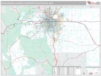 Denver-Aurora-Lakewood Metro Area Wall Map